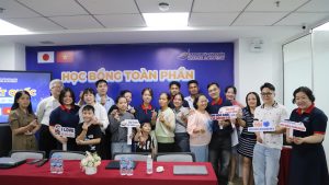 lễ xuất quốc học bổng báo asahi khóa 25