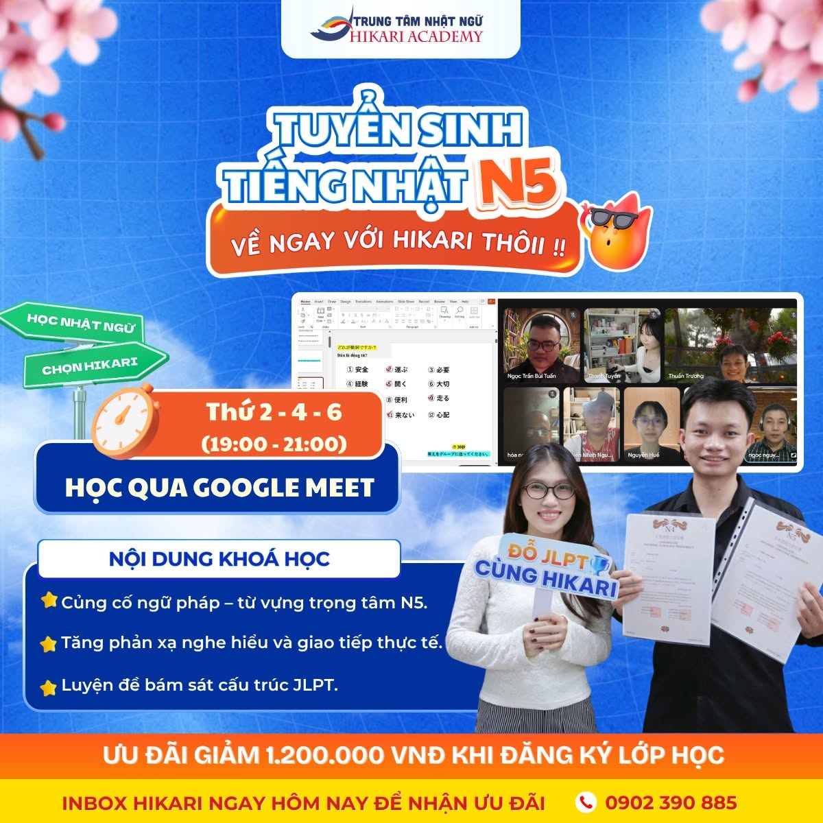 Khóa Học Tiếng Nhật N5 Online Uy Tín, Chất Lượng Tại Hikari Academy